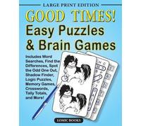 Editor of Good Times Puzzles Good Times Easy Puzzles & Brain Games (Tascabile)