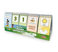 Editorial GEU Calendario da Tavolo Perpetuo Disney con Giochi Educativi - Minnie, Mickey. Impara i Mesi, le Stagioni, i Giorni e il Tempo Atmosferico - Edizione Inglese
