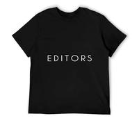Editors Logo Black Herren Tshirt Men Rock Band Tee Shirt Black