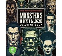 Editors of Chartwell Books Monsters of Myth and Legend Coloring Book (Tascabile)