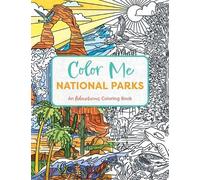 Editors of Cider Mill Press Color Me National Parks (Tascabile)