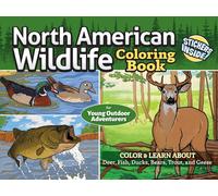 Editors of Desi North American Wildlife Coloring Book for Young Outd (Tascabile)