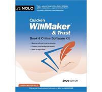 Editors Of Nolo Quicken Willmaker & Trust 2026 (Tascabile)