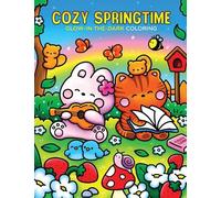 Editors of Thunder Bay Pres Cozy Springtime Glow-in-the-Dark Colorin (Tascabile)