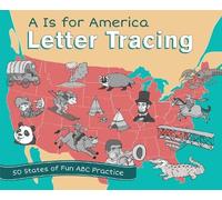 Editors of Ulysses Press A is for America Letter Tracing (Tascabile)