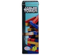 Editrice Giochi 6036102 - Classic Games Jumbling Tower a Colori, Legno