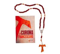 Editrice Shalom - Collana Rosario Francescana e Corona, Set di Collana Religiosa per Adulti Interessati alla Fede Cattolica, Unisex