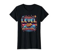 Edizione Level Up: Celebrazione del Successo dei Giocatori Maglietta, Donna, Nero, L