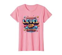 Edizione Level Up: Celebrazione del Successo dei Giocatori Maglietta, Donna, Rosa, L