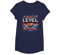 Edizione Level Up: Celebrazione del Successo dei Giocatori Maglietta, Ragazze, Navy, L