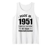 Edizione Limitata 1951 Compleanno 1951 Nato nel 1951 Canotta