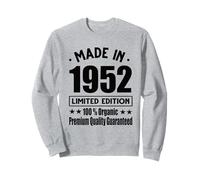 Edizione Limitata 1952 Compleanno 1952 Nato nel 1952 Felpa