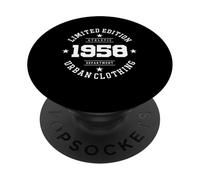 Edizione Limitata 1958 Compleanno 1958 Nato nel 1958 PopSockets PopGrip Adesivo