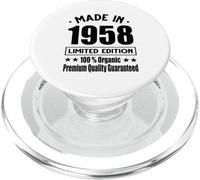 Edizione Limitata 1958 Compleanno 1958 Nato nel 1958 PopSockets PopGrip per MagSafe