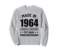 Edizione Limitata 1964 Compleanno 1964 Nato nel 1964 Felpa