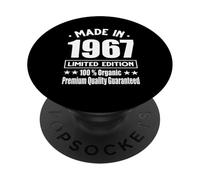 Edizione Limitata 1967 Compleanno 1967 Nato nel 1967 PopSockets PopGrip Adesivo