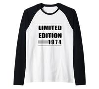 Edizione Limitata 1974 Compleanno 1974 Nato nel 1974 Maglia con Maniche Raglan