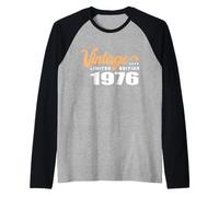 Edizione Limitata 1976 Compleanno 1976 Nato nel 1976 Maglia con Maniche Raglan