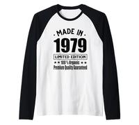 Edizione Limitata 1979 Compleanno 1979 Nato nel 1979 Maglia con Maniche Raglan