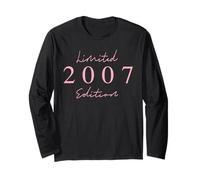 Edizione limitata 2007 Compleanno 2007 Nato 2007 Vintage Maglia a Manica
