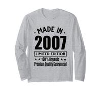 Edizione Limitata 2007 Compleanno 2007 Nato nel 2007 Maglia a Manica