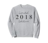 Edizione limitata 2018 Compleanno 2018 Nato 2018 Vintage Felpa