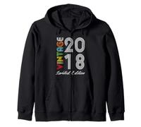 Edizione limitata 2018 Compleanno 2018 Nato 2018 Vintage Felpa con Cappuccio