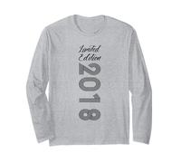 Edizione limitata 2018 Compleanno 2018 Nato 2018 Vintage Maglia a Manica