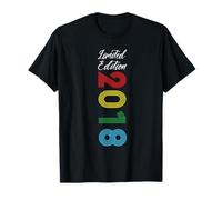 Edizione limitata 2018 Compleanno 2018 Nato 2018 Vintage Maglietta