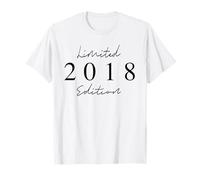 Edizione limitata 2018 Compleanno 2018 Nato 2018 Vintage Maglietta