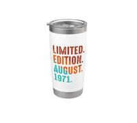 Edizione Limitata Agosto 1971 Compleanno Bicchiere termico in acciaio inox doppia parete