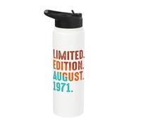 Edizione Limitata Agosto 1971 Compleanno Stainless Steel Insulated Water Bottle