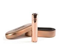 [Edizione Limitata] Oro Rosa Metallo Clipper Accendino con custodia by Lizzy