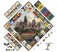 Edizione Monopoly Harry Potter, Gioco da tavolo, Avventure magiche a Hogwarts, da 8 anni, da 2 a 6 giocatori
