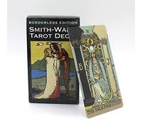 Edizione Senza Bordi Smith-Waite Tarocchi Mazzo di Carte da Tavolo Carte da Gioco Carte da Gioco Intrattenimento per Famiglie,Deck Game,Only Tarot