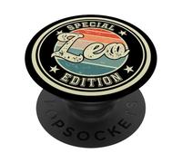 Edizione speciale Leo Divertente dire il nome Leo PopSockets PopGrip Adesivo
