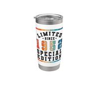 Edizione speciale limitata Compleanno nato nel 1952 Bicchiere termico in acciaio inox doppia parete