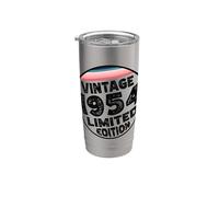 Edizione speciale limitata Compleanno nato nel 1954 Bicchiere termico in acciaio inox doppia parete