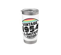 Edizione speciale limitata Compleanno nato nel 1954 Bicchiere termico in acciaio inox doppia parete