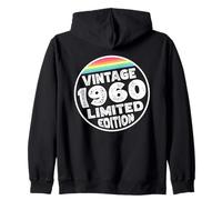 Edizione Speciale Limitata Compleanno Nato nel 1960 Felpa con Cappuccio