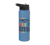 Edizione speciale limitata Compleanno nato nel 1962 Stainless Steel Insulated Water Bottle