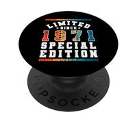 Edizione speciale limitata Compleanno nato nel 1971 PopSockets PopGrip Adesivo