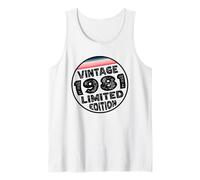 Edizione Speciale Limitata Compleanno Nato nel 1981 Canotta