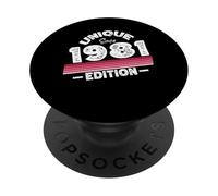 Edizione speciale limitata Compleanno nato nel 1981 PopSockets PopGrip Adesivo