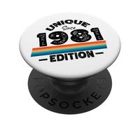 Edizione speciale limitata Compleanno nato nel 1981 PopSockets PopGrip Adesivo