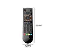 (Edizione standard) Telecomando retroilluminato per Smart TV Q2 con apprendimento IR e telecomando vocale wireless