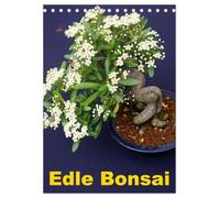 Edle Bonsai (Tischkalender 2027 DIN A5 hoch), CALVENDO Monatskalender: Bonsai - Die Kunst der Miniaturbäume für das ganze Jahr