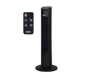 EDM 33504 Ventilatore a torre 60W Nero