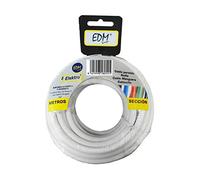 EDM Bobina Tubo Piatto 2 x 1 mm Bianco 5 Metri (Audio)