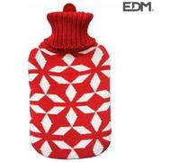 EDM - Borsa Dellacqua Calda Da 2 Litri In Gomma Con Morbido Rivestimento In Tessuto